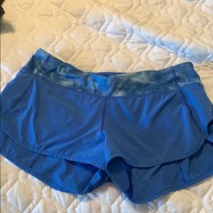 Blue lululemon shorts